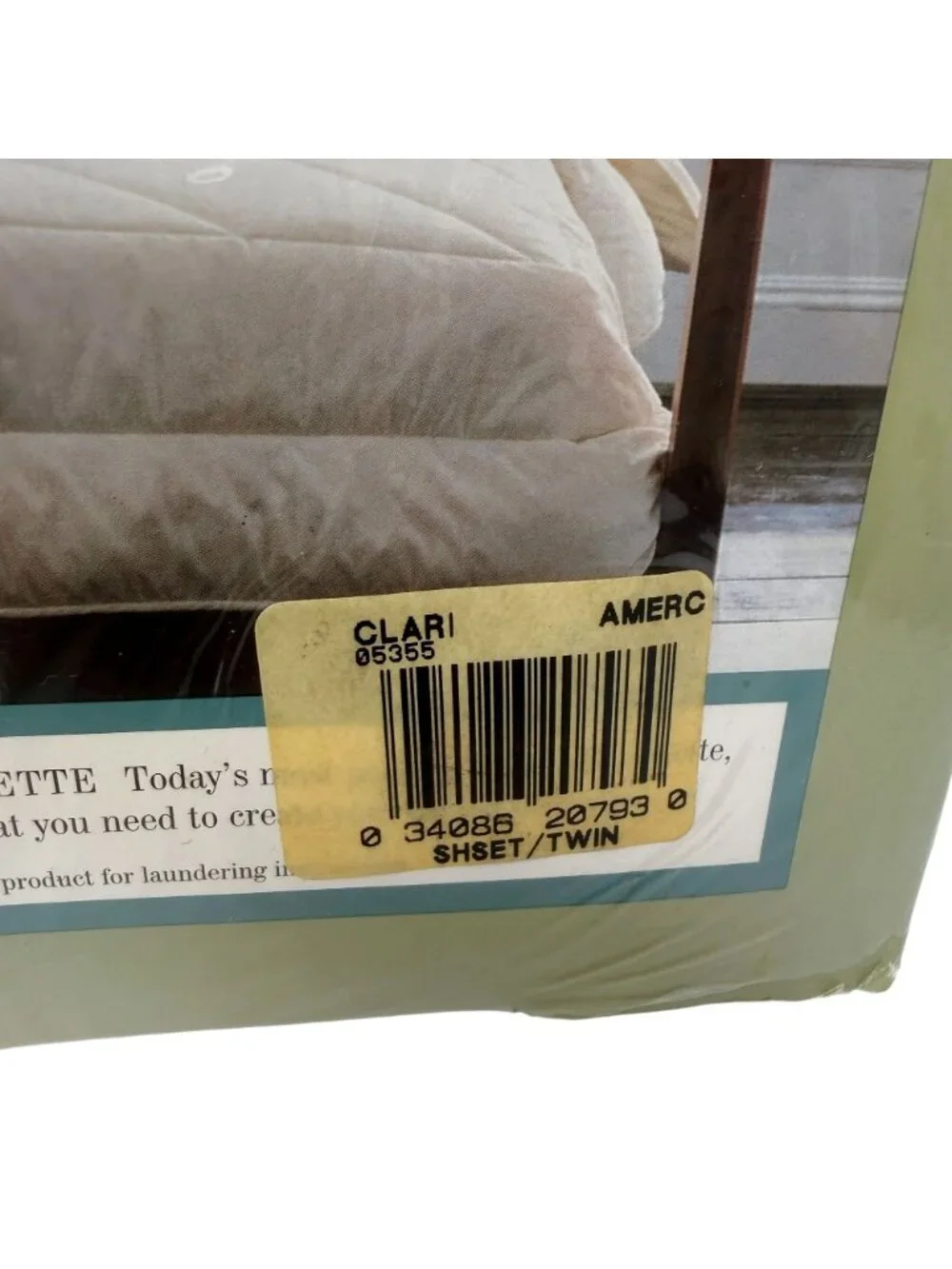 Wamsutta Twin Bed Sheet Set 3 pc Cottage Floral Cotton Blend Percale NEW